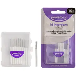 ESCOVA POWERDENT INTERDENTAL ULTRA FINA 2MM