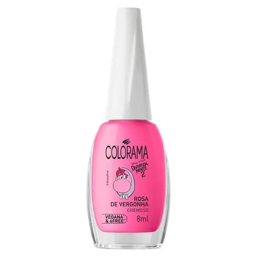 ESMALTE COLORAMA DIVERTIDAMENTE - ROSA DE VERGONHA 8ML