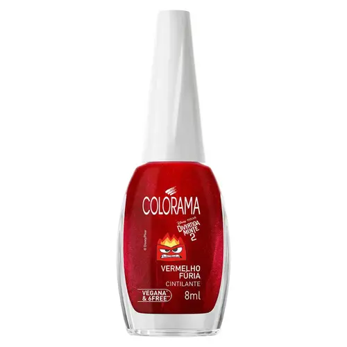 ESMALTE COLORAMA DIVERTIDAMENTE - VERMELHO FURIA 8ML