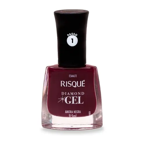 ESMALTE RISQUE DIAMOND EM GEL - CALDA DE BLUEBERRY 9,5ML