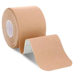 FITA KINESIO TAPE BANDAGEM ELASTICA ESTABILIZADORA MULTILASER 5CM X 5M BEGE