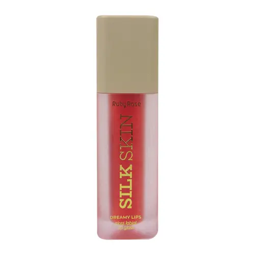 GLOSS LABIAL RUBY ROSE SILK SKIN RED SHIMMER 5ML