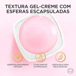 GEL-CREME FACIAL ANTI-MARCAS NOITE L'ORÉAL PARIS GLYCOLIC BRIGHT 49G
