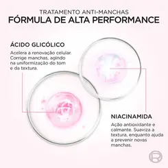 GEL-CREME FACIAL ANTI-MARCAS NOITE L'ORÉAL PARIS GLYCOLIC BRIGHT 49G