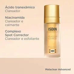 ISDIN SERUM FACIAL CLAREADOR MELACLEAR ADVANCED 30ML