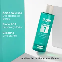 SABONETE LIQUIDO FACIAL ISDIN ACNIBEN 208G