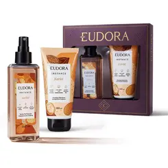KIT EUDORA INSTANCE KARITE SPRAY PERFUMADO COLONIA + HIDRATANTE