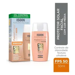 KIT ISDIN PROTETOR SOLAR FACIAL FPS50 50ML + ÁGUA MICELAR 400ML
