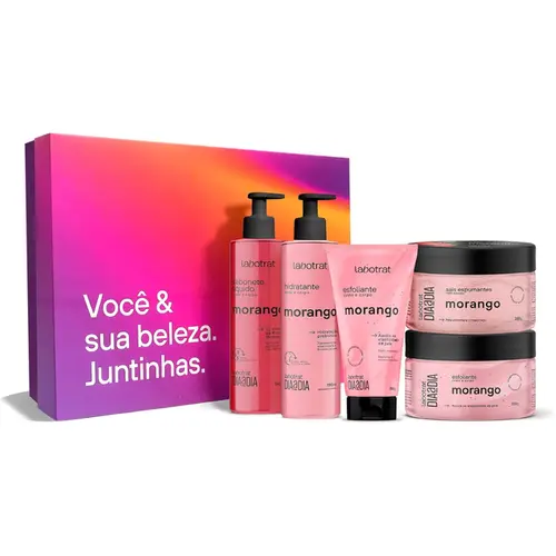 KIT LABOTRAT DIA A DIA COM 5 ITENS MORANGO
