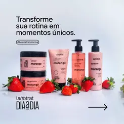 KIT LABOTRAT DIA A DIA COM 5 ITENS MORANGO