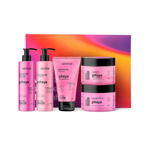 KIT EXPERIÊNCIA DE BANHO PITAYA DIA A DIA 5 ITENS LABOTRAT