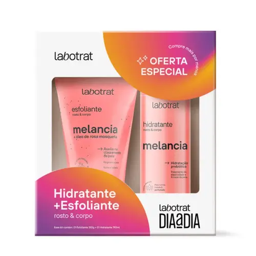 KIT LABOTRAT DIA A DIA HIDRATANTE + ESFOLIANTE MELANCIA