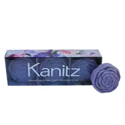 KIT SABONETE KANITZ FLORES DO QUERER 3 UNIDADES COR LILÁS 70G