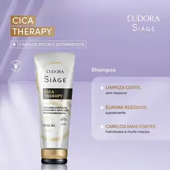 KIT EUDORA SIAGE CICA THERAPY SHAMPOO 250ML E MASCARA 250G