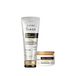 KIT EUDORA SIAGE CICA THERAPY SHAMPOO 250ML E MASCARA 250G