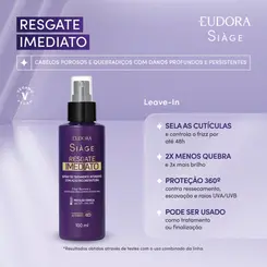 LEAVE IN EUDORA SIÀGE - RESGATE IMEDIATO 100ML