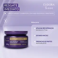 MASCARA BALM PREENCHEDORA EUDORA SIÀGE - RESGATE IMEDIATO 250G