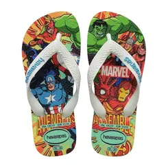 CHINELO HAVAIANA KIDS TOP MARVEL CREME TAM/25