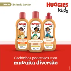 SHAMPOO HUGGIES KIDS CACHINHOS PODEROSOS 360ML