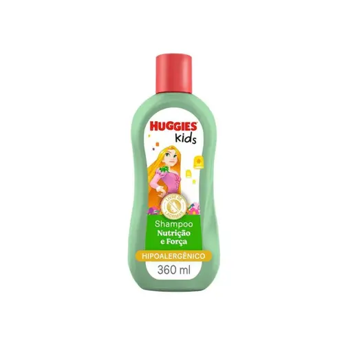 SHAMPOO HUGGIES KIDS NUTRIÇÃO E FORÇA 360ML