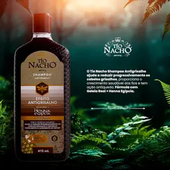 SHAMPOO TÍO NACHO ANTIQUEDA EFEITO ANTIGRISALHO 415ML
