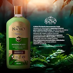 SHAMPOO TIO NACHO RECONSTRUTOR TOTAL 415ML