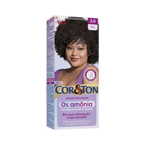TOLANIZANTE COR E TON 2.0 PRETO SEM AMONIA