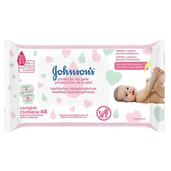 LENÇO UMEDECIDO JOHNSON´S BABY EXTRA CUIDADO 48 UNIDADES