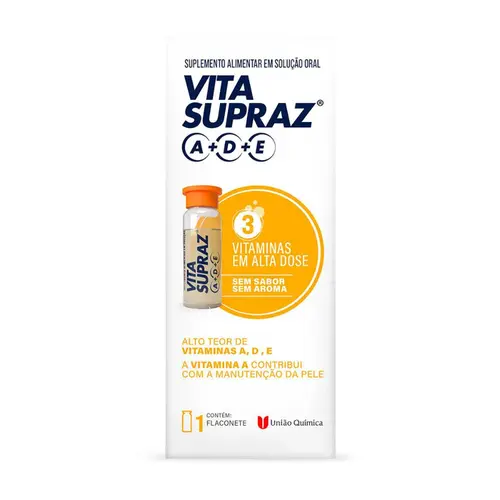 SUPLEMENTO VITA SUPRAZ A + D + E COM 1 FLACONETE DE 3 ML