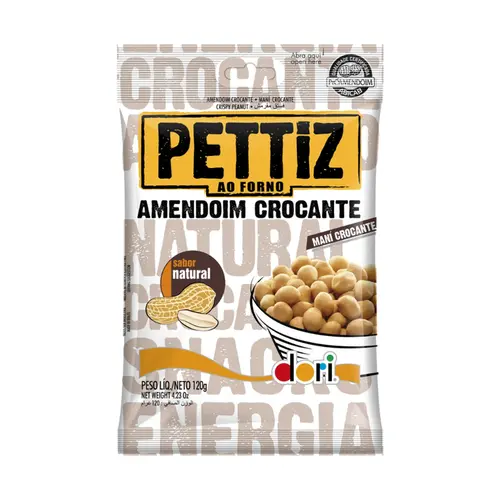 AMENDOIM CROCANTE PETTIZ NATURAL 120G