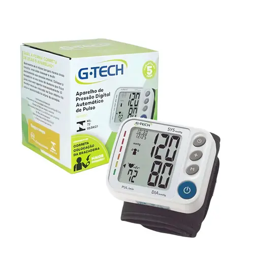 APARELHO DE PRESSAO DIGITAL G-TECH DE PULSO GP400