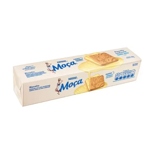 BISCOITO RECHEADO NESTLE MOÇA 140G
