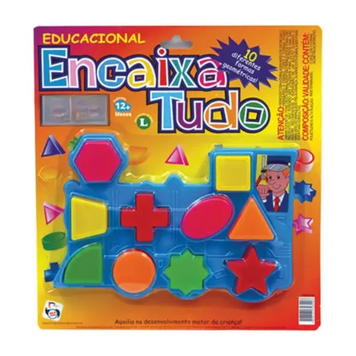BRINQUEDO ENCAIXA TUDO 11PCS