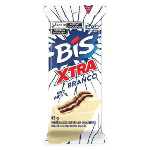 CHOCOLATE LACTA BIS XTRA BRANCO 45G