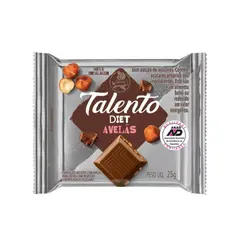 CHOCOLATE TALENTO AVELÃS DIET 25G