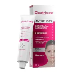 CICATRICURE CREME FACIAL ANTIRRUGAS 30G