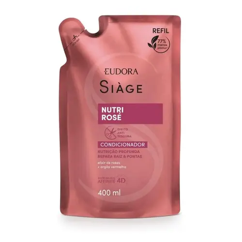 CONDICIONADOR EUDORA SIAGE REFIL - NUTRI ROSE 400ML