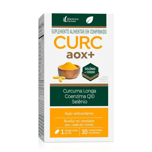 CURC AOX+ SUPLEMENTO ALIMENTAR 30 COMPRIMIDOS
