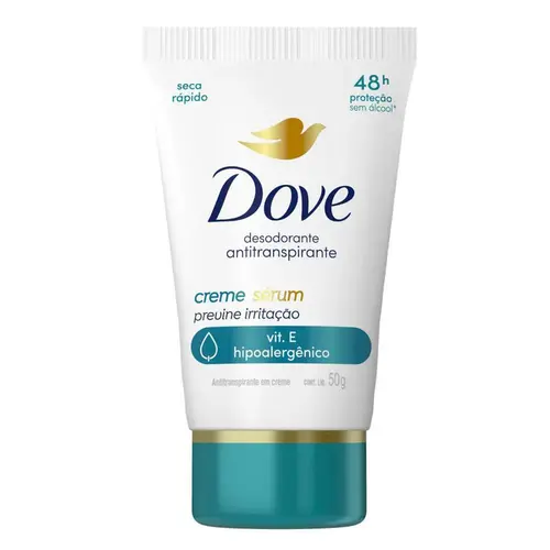 DESODORANTE EM CREME DOVE SERUM PREVINE IRRITAÇAO 50G