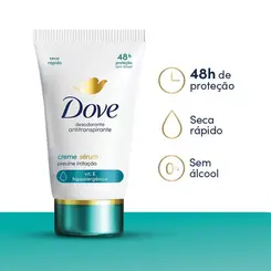 DESODORANTE EM CREME DOVE SERUM PREVINE IRRITAÇAO 50G