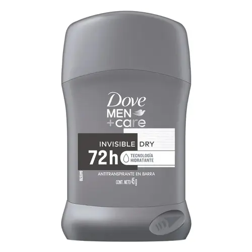 DESODORANTE DOVE MEN +CARE STICK INVISIBLE DRY 72H 45G