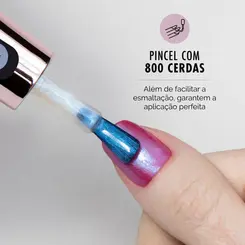 ESMALTE RISQUE DIAMOND GEL TOP COAT FIXADOR - EFEITO CRISTAL 9,5ML