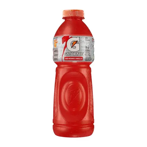 ISOTONICO GATORADE MORANGO E MARACUJA 500ML