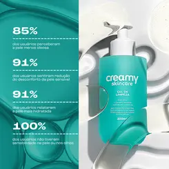 GEL DE LIMPEZA FACIAL CREAMY 180ML