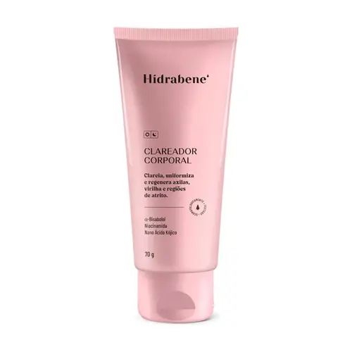 HIDRABENECREME CLAREADOR CORPORAL 70G
