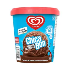 SORVETE KIBON CHICABON ZERO ACUCAR 800ML