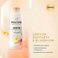 KIT PANTENE QUERATINA SHAMPOO 300ML + CONDICIONADOR 150ML