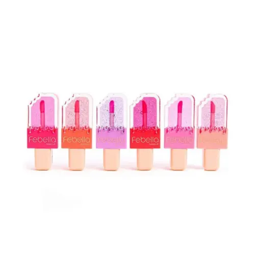 LIP GLOSS COM GLITTER PICOLE FEBELLA