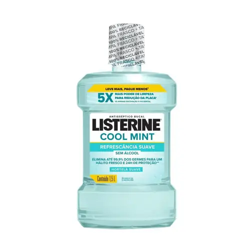 ENXAGUANTE BUCAL LISTERINE COOL MINT ZERO 1500ML