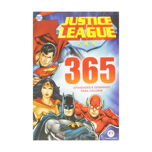 LIVRO LIGA DA JUSTICA ATIVIDADES E DESENHOS
